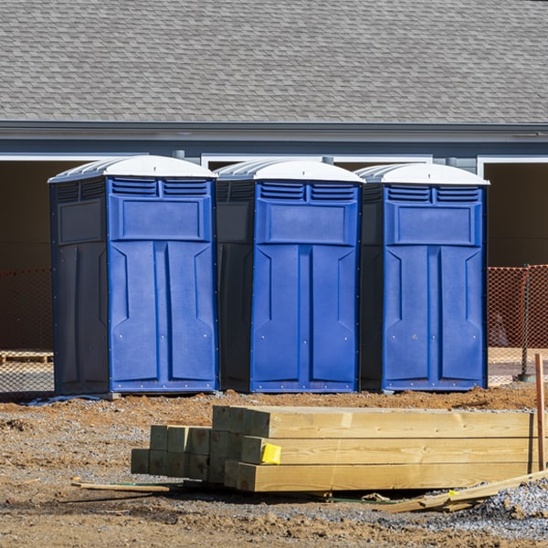 how often are the porta potties cleaned and serviced during a rental period in Montpelier